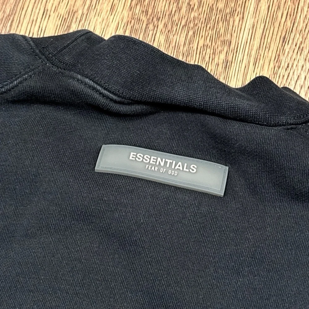 Essentials Fear of God 1977 Iron Gray Fleece Oversized Sweatshirt Womens Large - Picture 6 of 8